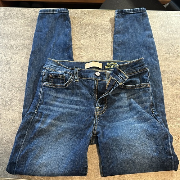 7 for All Mankind b(air) The Ankle Skinny Dark Blue Jeans - Picture 2 of 5